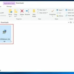Image: Double-click on the Zemana AntiMalware to instal it