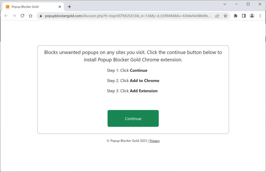 Image: Popupblockergold.com Ads