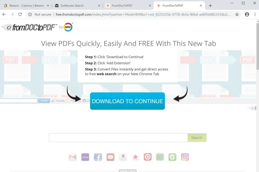Newscommer.com redirect virus