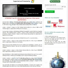 [Image: Your computer has been locked FBI virus