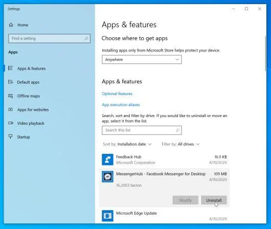 How to remove MessengerSpot adware (Virus Removal Guide) 2 Uninstall MessengerSpot from Windows