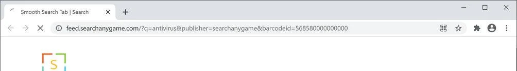 Image: Chrome browser is redirected to SearchAnyGame Search