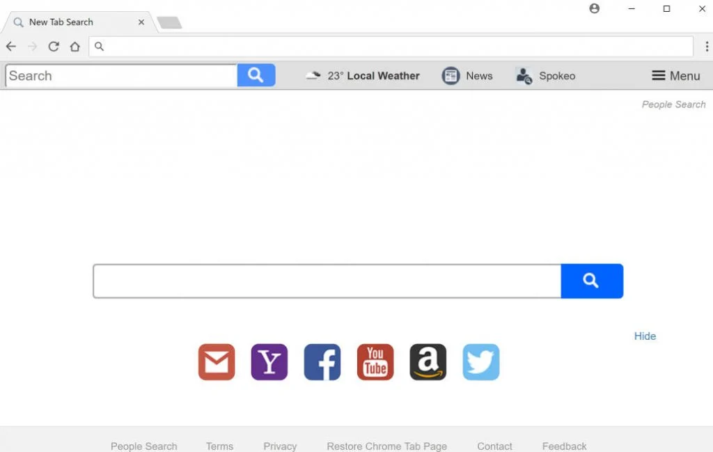 People Search New Tab Search