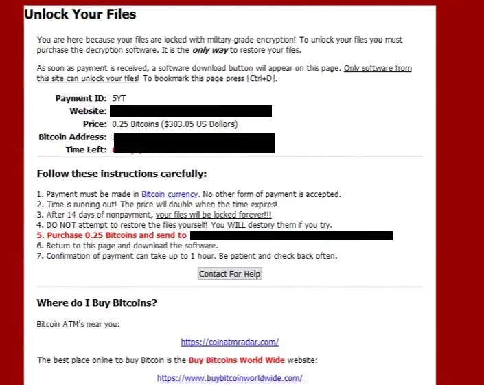 Cradle Ransomware virus