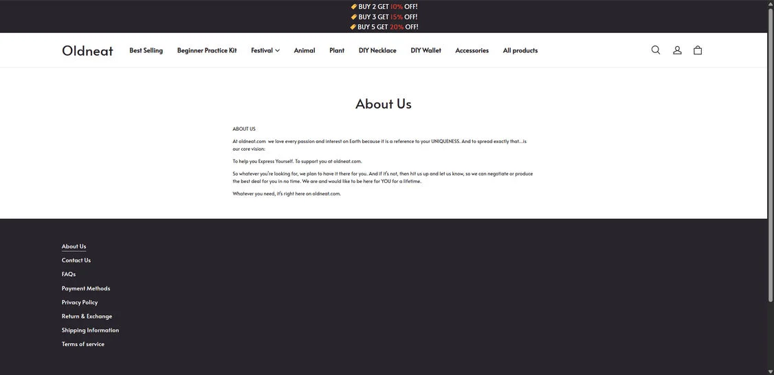 Oldneat.com Scam Store: What You Need To Know 1 Oldneat.com scam
