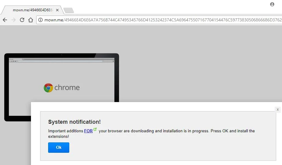 mown.me redirect virus