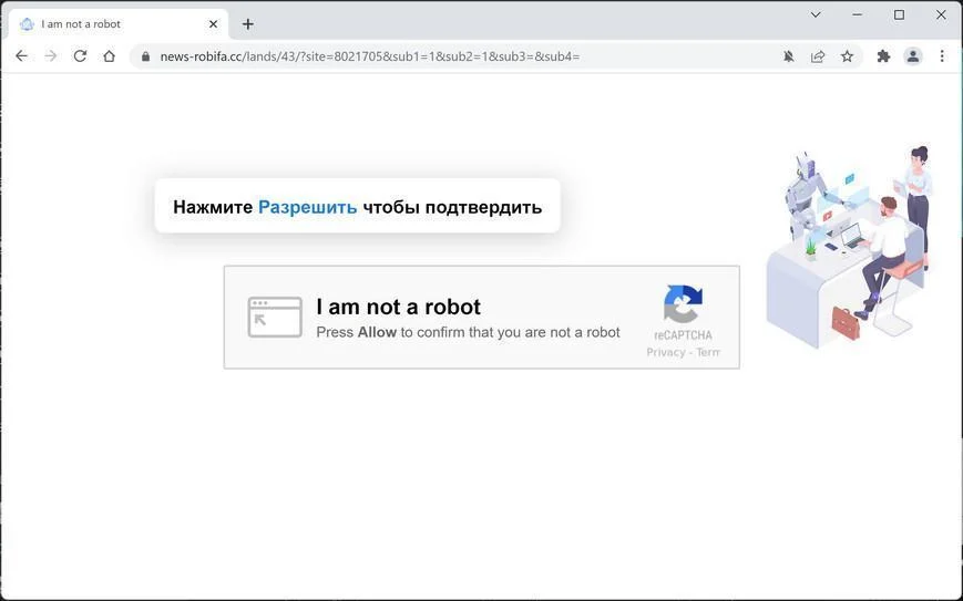 How to Remove News-robifa.cc Pop-up Ads (Virus Removal Guide) 1 Image: Chrome browser is redirected to News-robifa.ccImage: Chrome browser is redirected to News-robifa.cc
