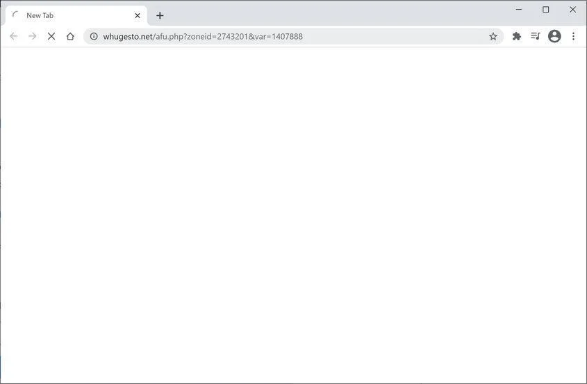 Remove Whugesto.net redirect (Virus Removal Guide) 1 Image: Chrome browser is redirected to Whugesto.net