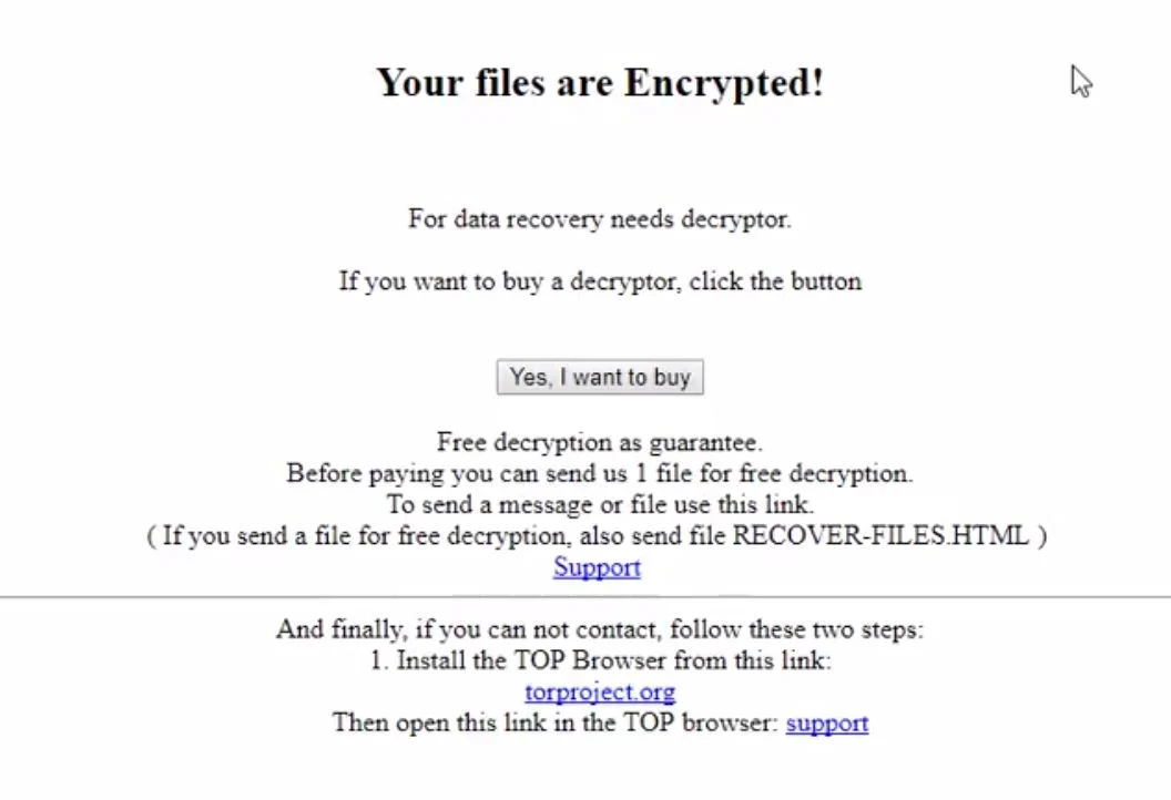 GlobeImposter Files Encrypted Virus