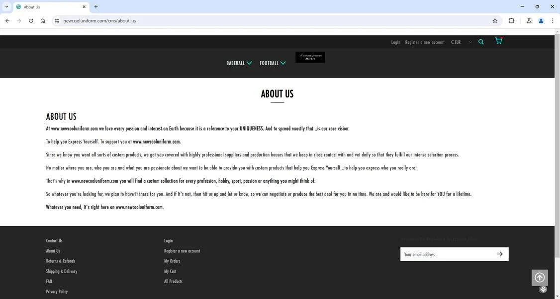 Newcooluniform.com Scam Store: What You Need To Know 1 Newcooluniform.com scam
