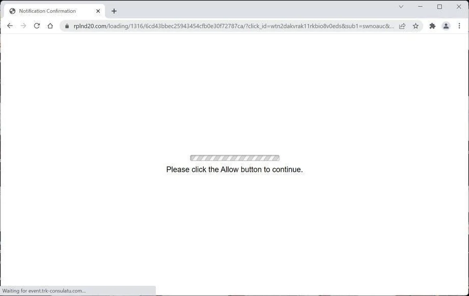 How to Remove Rplnd20.com Pop-up Ads (Virus Removal Guide) 1 Image: Chrome browser is redirected to Rplnd20.com