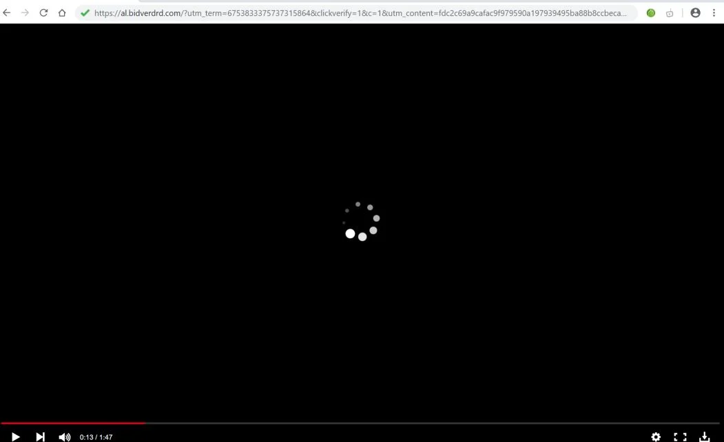 How to remove Bidverdrd.com redirect (Virus Removal Guide) 1 Image: Chrome browser is redirected to Bidverdrd.com