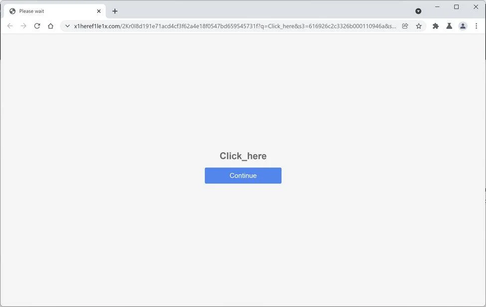 Remove X1heref1le1x.com scam (Virus Removal Guide) 1 Image: X1heref1le1x.com browser redirect