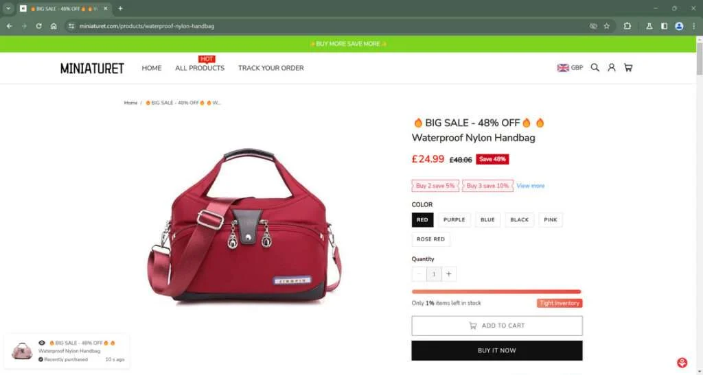 Miniaturet.com scam