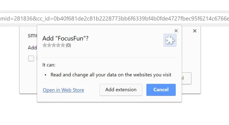 FocusFun Chrome Scam Virus
