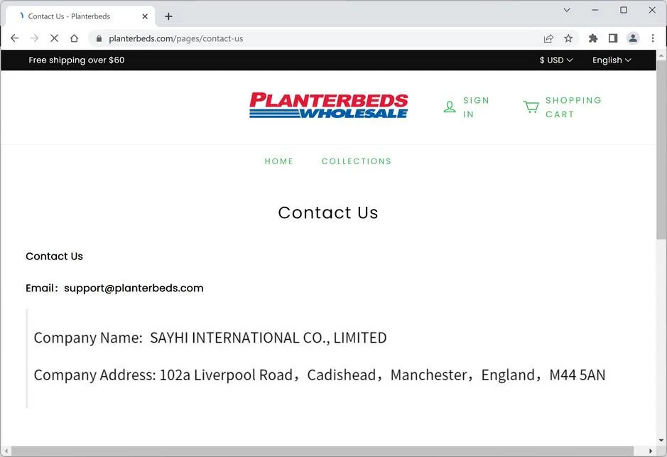 planterbeds.com ads