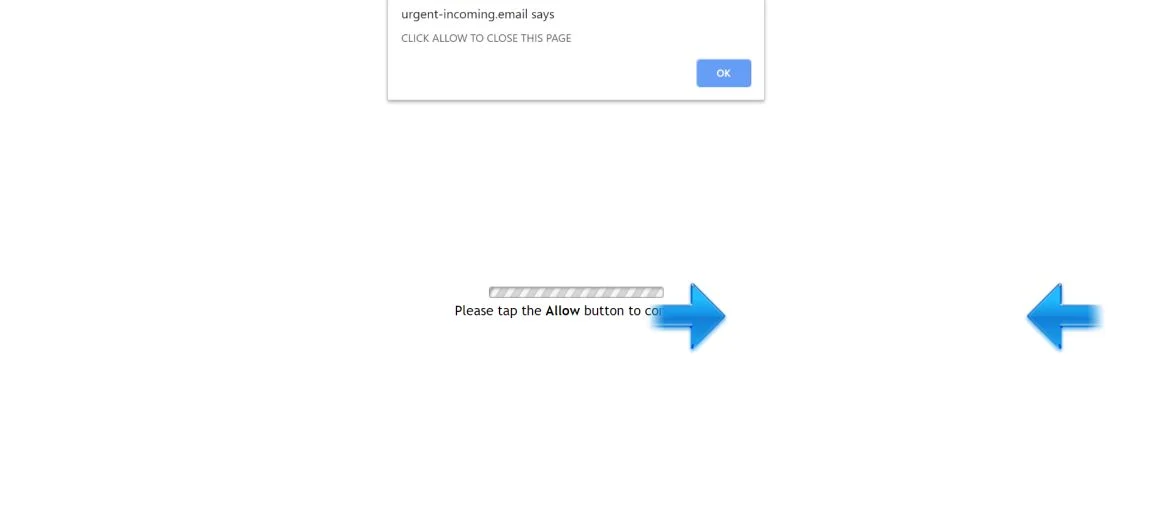 Remove Urgent-incoming.email pop-up ads (Virus Removal Guide) 1 Image: Chrome browser is redirected to Urgent-incoming.email