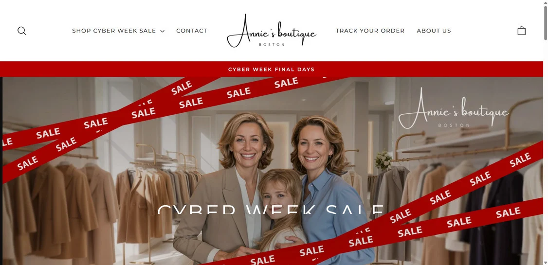 AnniesBoutiqueBoston.com Shopping Scam: Why Every Review Says “Do Not Buy” 1 AnniesBoutiqueBoston.com scam