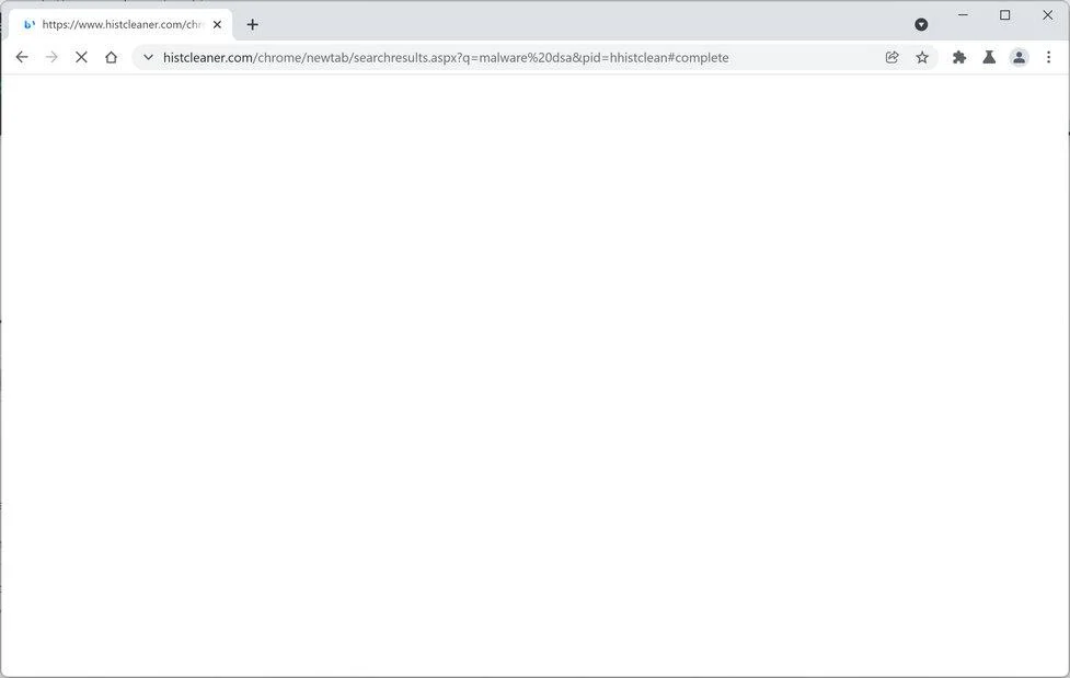 Remove Histcleaner.com browser hijacker (Virus Removal Guide) 1 Image: Histcleaner.com redirects to Bing.com