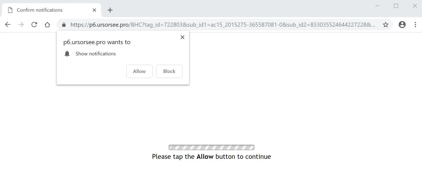 ursorsee.pro redirect virus