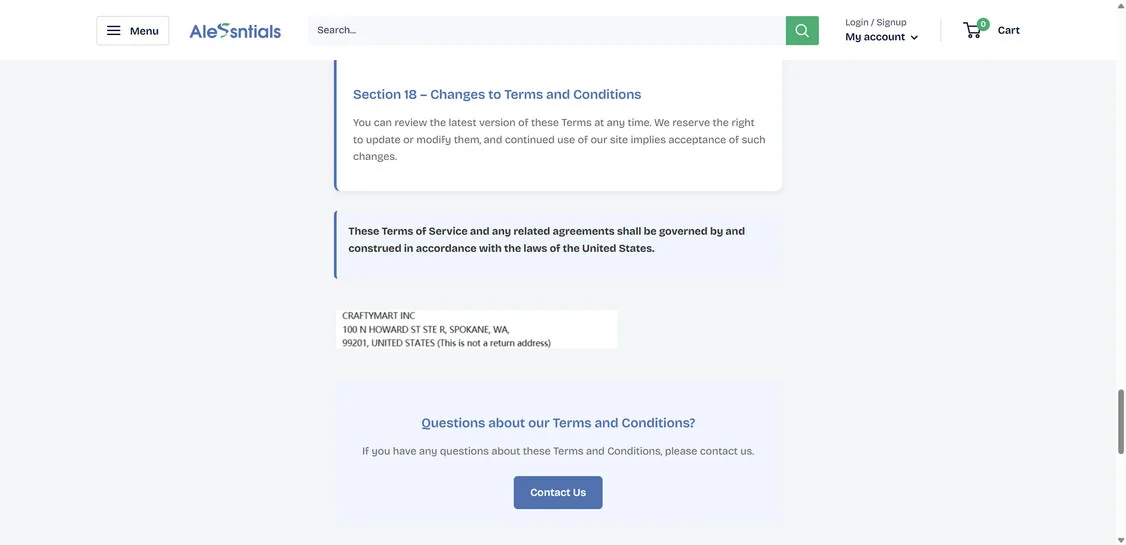 Alessntials.com scam