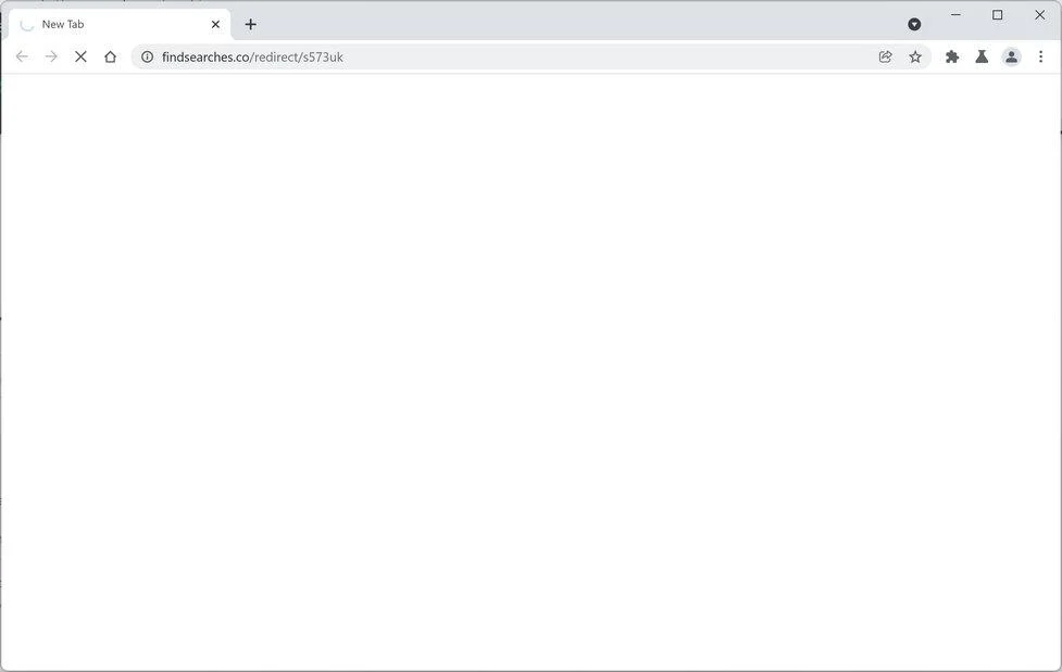 Remove Findsearches.co redirect (Virus Removal Guide) 1 Image: Chrome browser is redirected to Findsearches.co