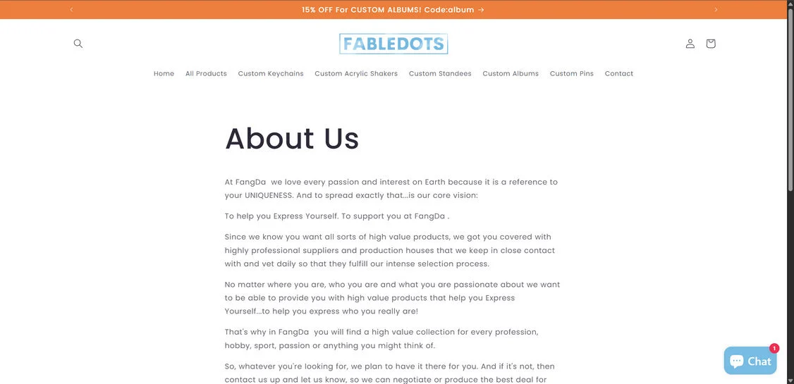 Fabledots.com scam