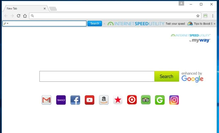 InternetSpeedUtility by MyWay redirect