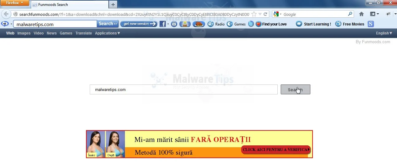 Funmoods Toolbar