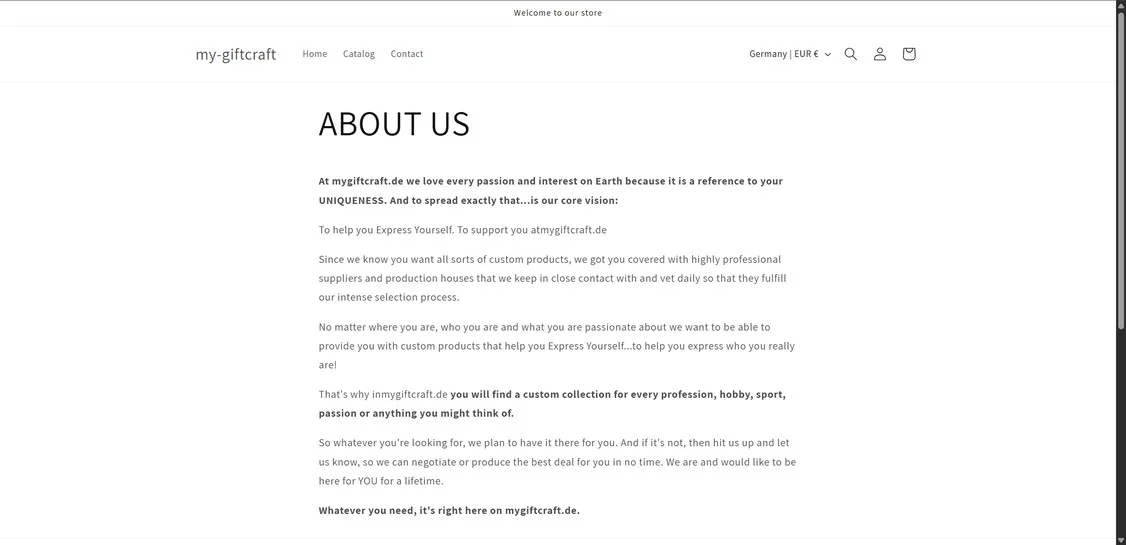 Mygiftcraft.de scam