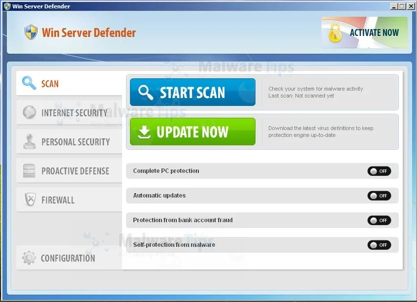 [Image: Win Server Defender virus]