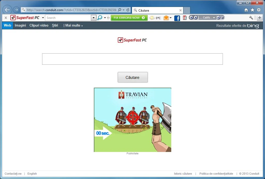 [Image: SuperFast PC Toolbar virus]