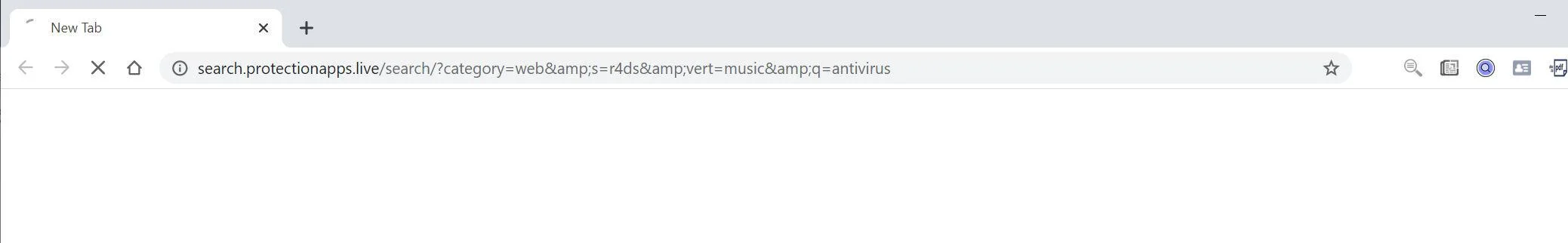 Remove Search.protectionapps.live redirect (Virus Removal Guide) 1 Image: Chrome browser is redirected to Search.protectionapps.live