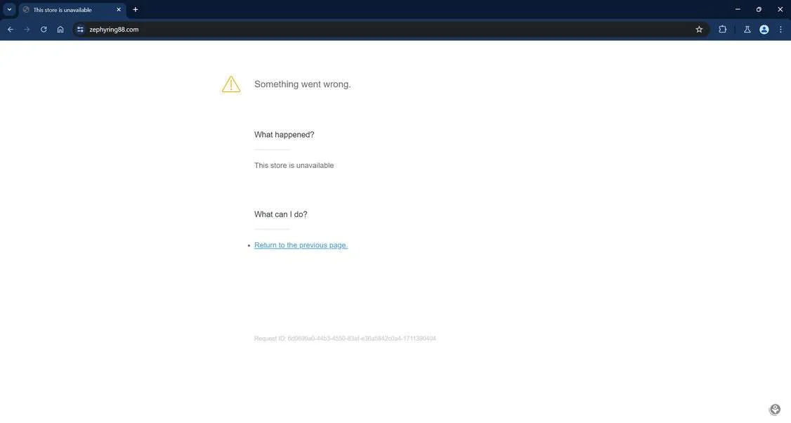 Zephyring88.com Scam Store: What You Need To Know 1 Zephyring88.com scam