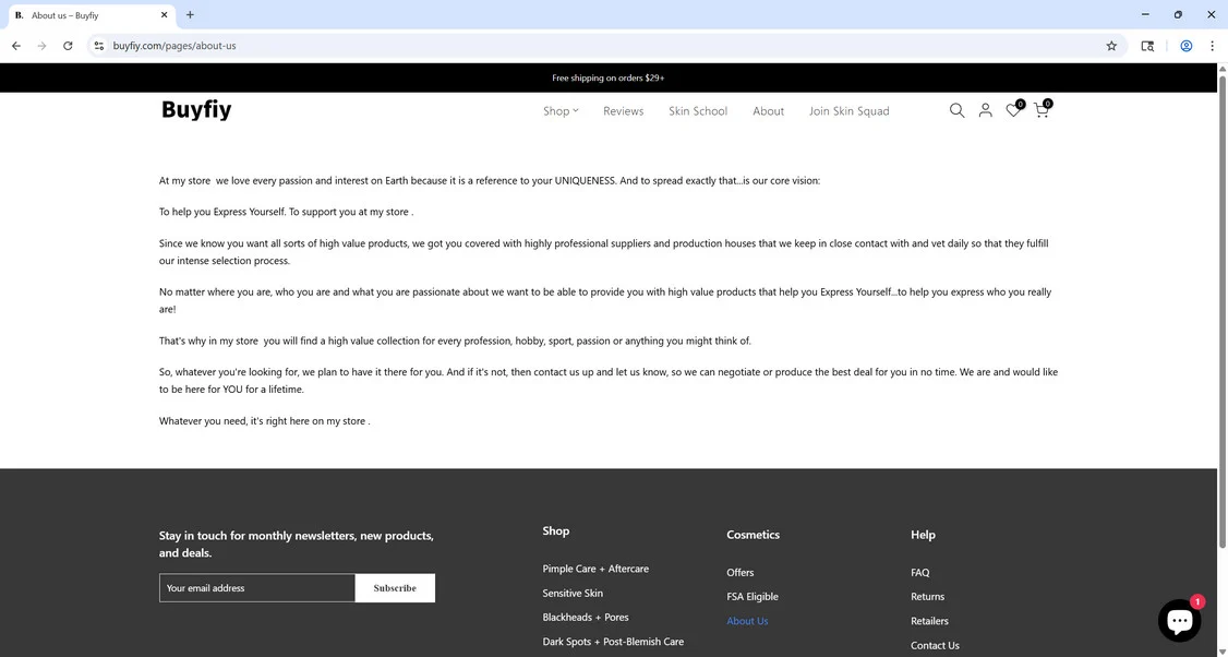 Buyfiy.com Store Scam - Read Before Shopping Here 1 Buyfiy.com scam