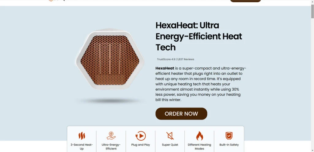 HexaHeat Heater - Scam or Legit? Read This Before Buying It 1 HexaHeat Heater 2