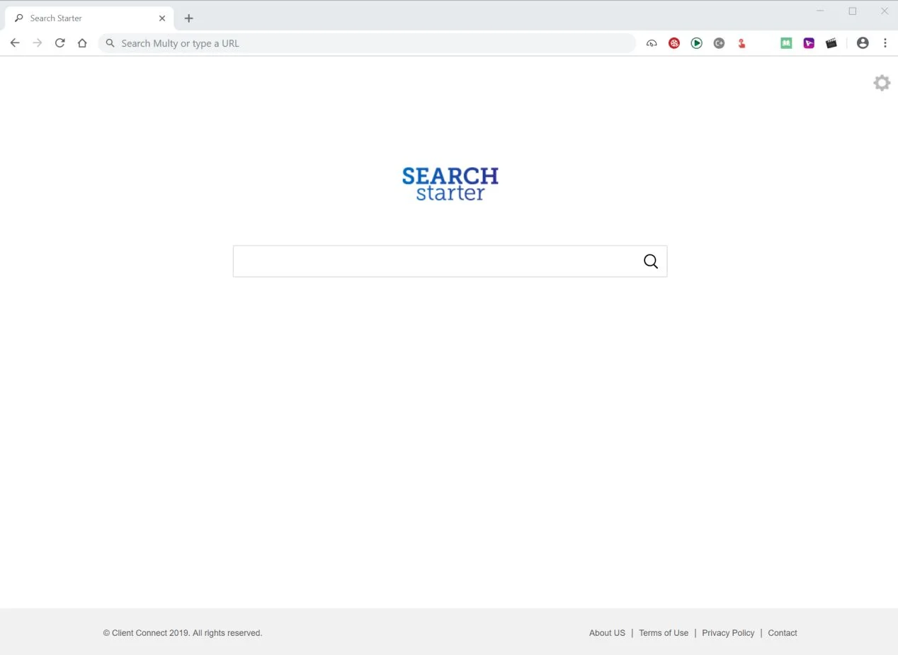 How to remove Search-starter.com redirect (Virus Removal Guide) 1 Image: Google Chrome is redirected to the Search-starter.com site