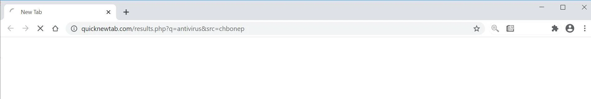 Remove Search by QuickNewtab redirect (Virus Removal Guide) 1 Image: Chrome browser is redirected to Search by QuickNewtab