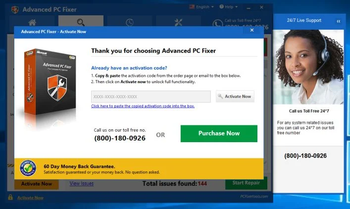 Advanced PC Fixer malware
