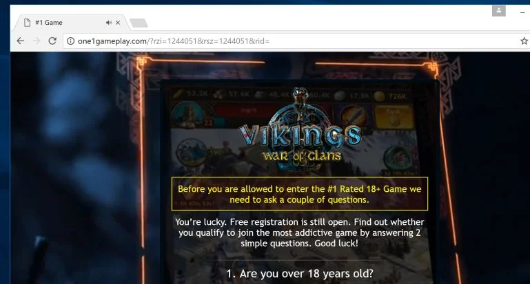 Vikings War Of Clans Adware