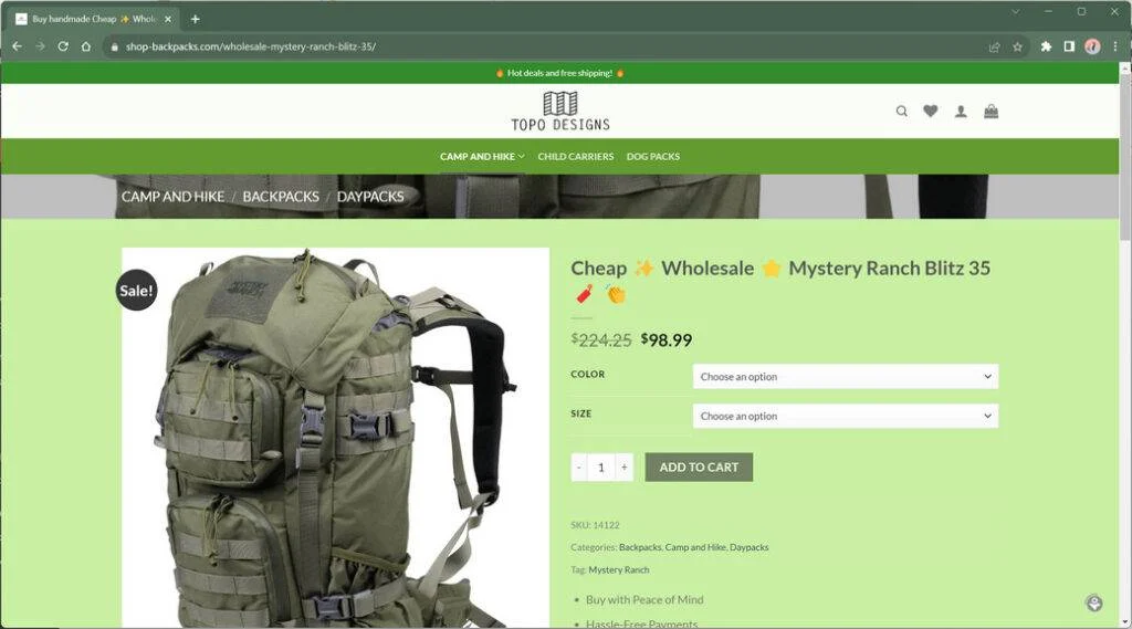 Shop-backpacks.com Review - Why It's Not Worth the Risk 1 Shop-backpacks.com china