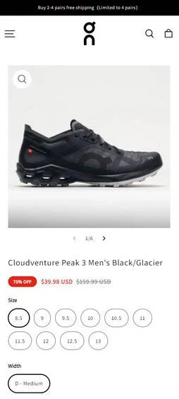 Don't Fall for the Viral $19.99 On Running Shoes 'Flash Sale' Scam 3 onrunnering.com China