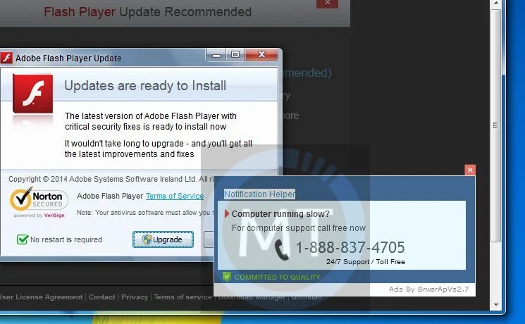 Notification Helper pop-up virus Notification Helper virus