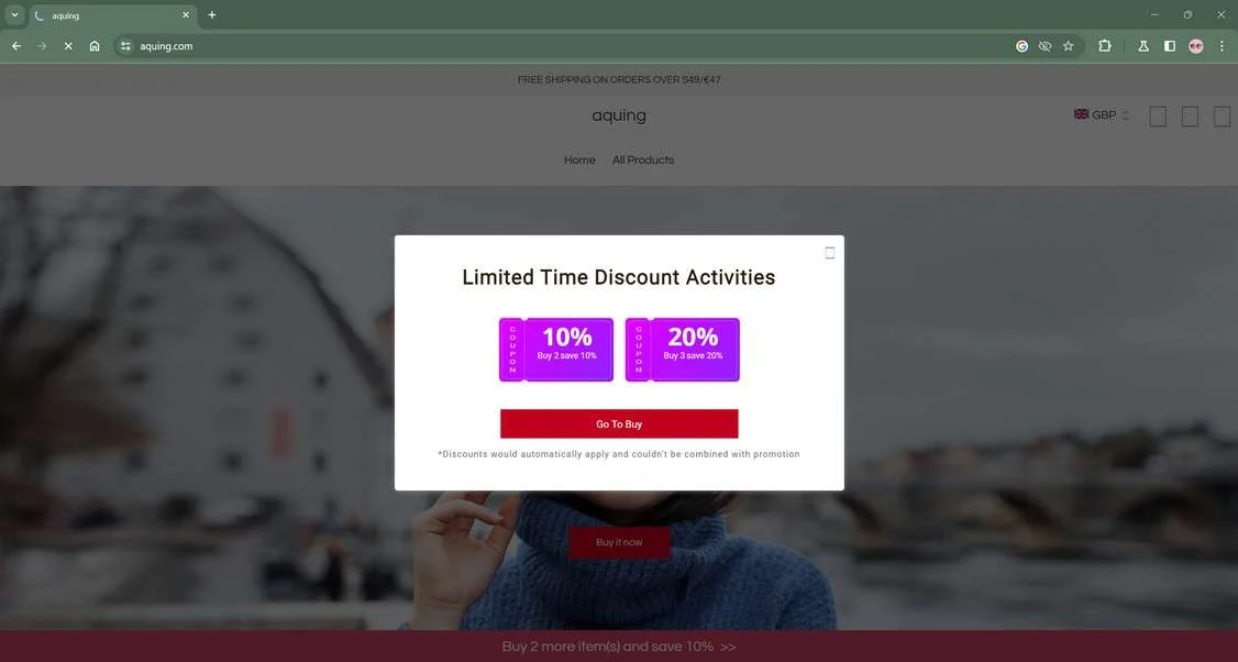 Aquing.com scam