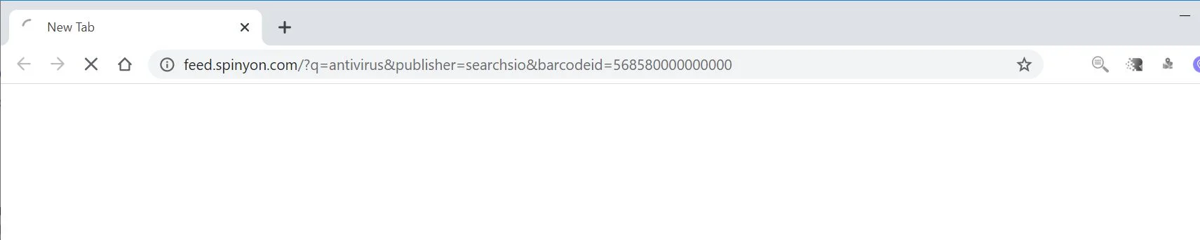 How to remove Feed.spinyon.com redirect (Virus Removal Guide) 1 Image: Chrome browser is redirected to Feed.spinyon.com