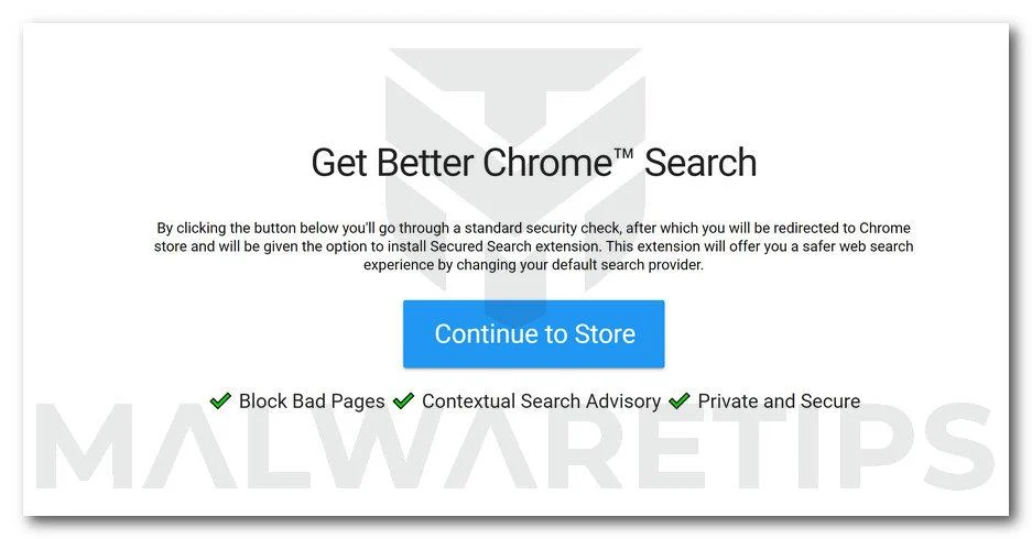 Remove Better Chrome Search extension (Virus Removal Guide) 1 Better Chrome Search