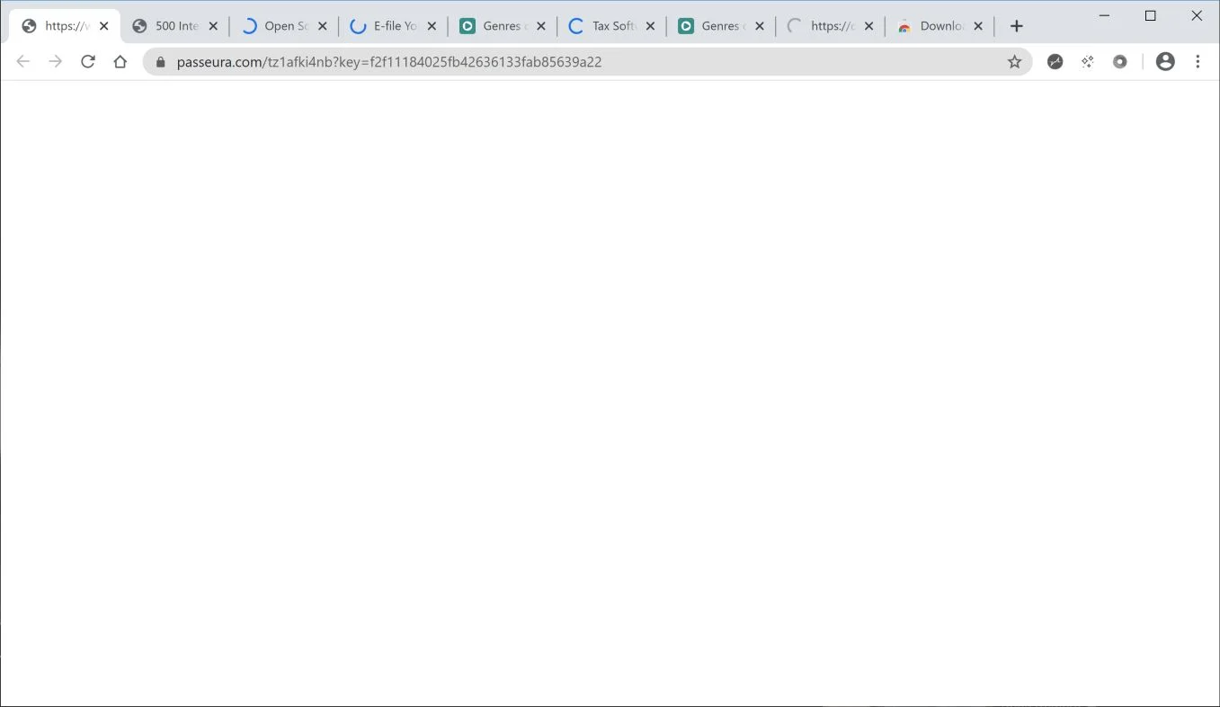 How to remove Passeura.com redirect (Virus Removal Guide) 1 Image: Chrome browser is redirected to Passeura.com