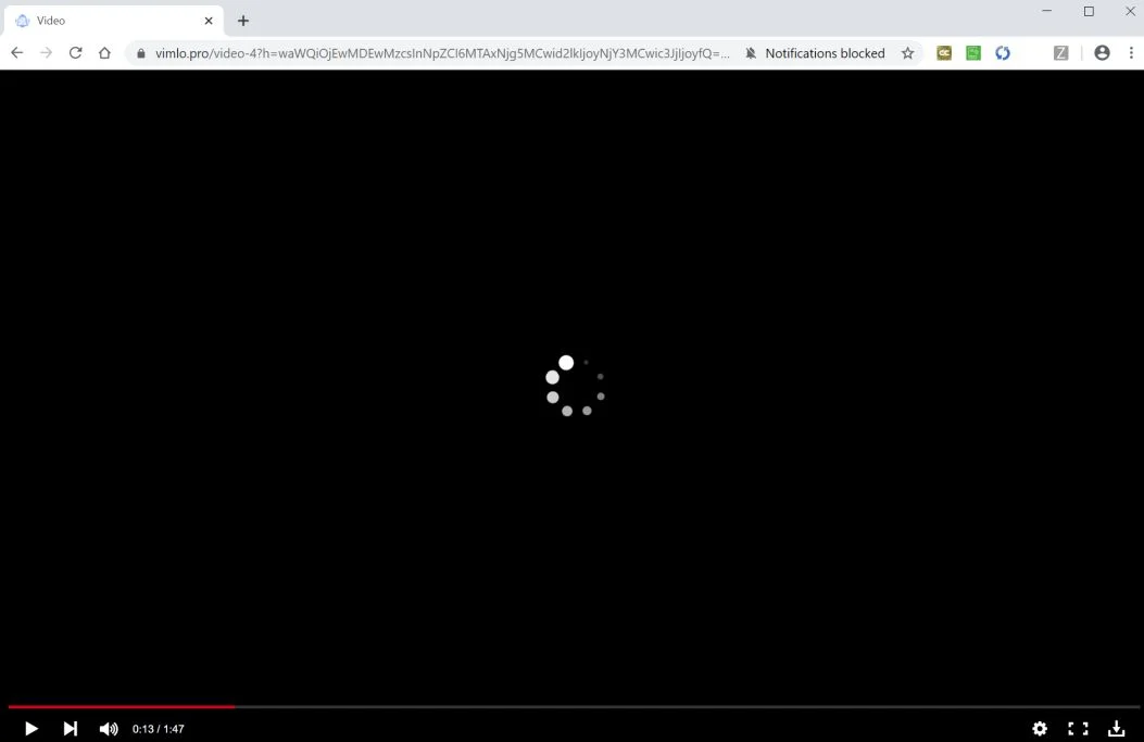 How to remove Vimlo.pro pop-up ads (Virus Removal Guide) 1 Image: Chrome browser is redirected to Vimlo.pro