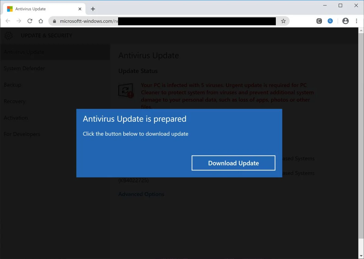 Remove Microsoftt-windows.com pop-up scam (Microsoft Scam) 1 Image: Microsoftt-windows.com fake error messages