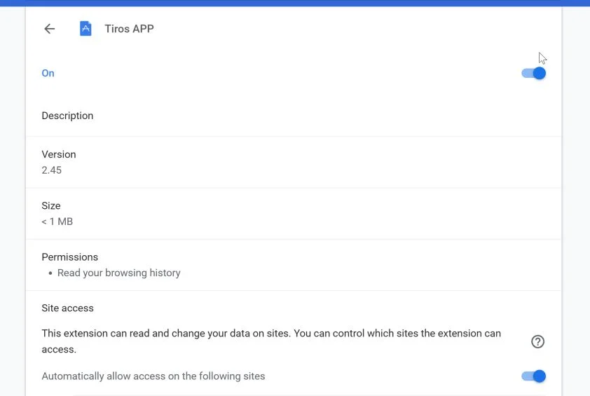 How to remove Tiros APP redirect (Virus Removal Guide) 1 Image: Chrome browser is redirected to Tiros APP